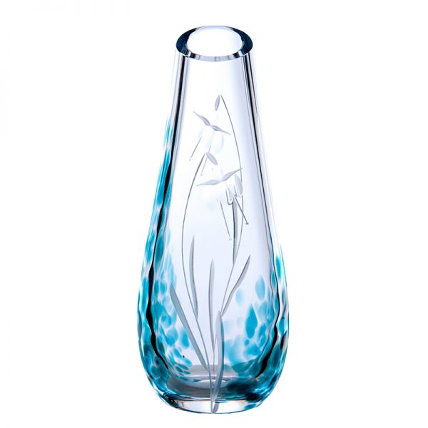 Celtic Meadow Bud Vase - Crystal 100% Hand Cut - The Irish Handmade Glass Company