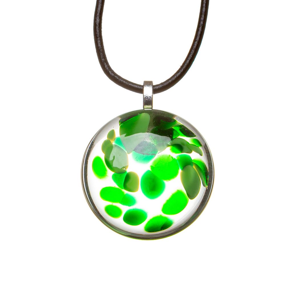 Emerald Pendant The Irish Hand Made Glass Company