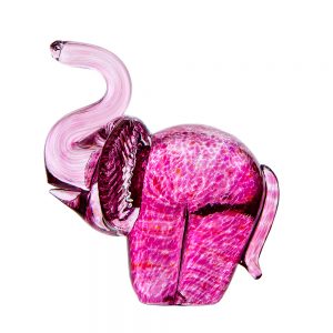 Pink Elephant - 100% Hand Cut Crystal - The Irish Handmade Glass Company
