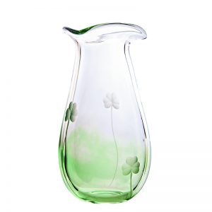Shamrock Large Vase - Crystal 100% Hand Cut - The Irish Handmade Glass Company