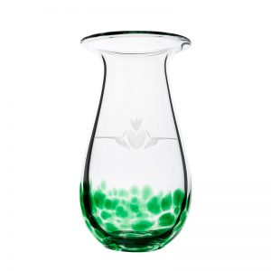 Claddagh Large Vase - Crystal 100% Hand Cut - The Irish Handmade Glass Company